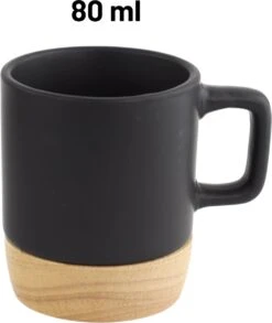 Orange85 Espresso Kopjes - Zwart - Set Van 4 - Met Bamboe Onderzetter - Met Oor - Koffiekopjes 11 Orange85 Espresso Kopjes - Zwart - Set Van 4 - Met Bamboe Onderzetter - Met Oor - Koffiekopjes -Keukenheld Verkoopwinkel 1010x1200 1