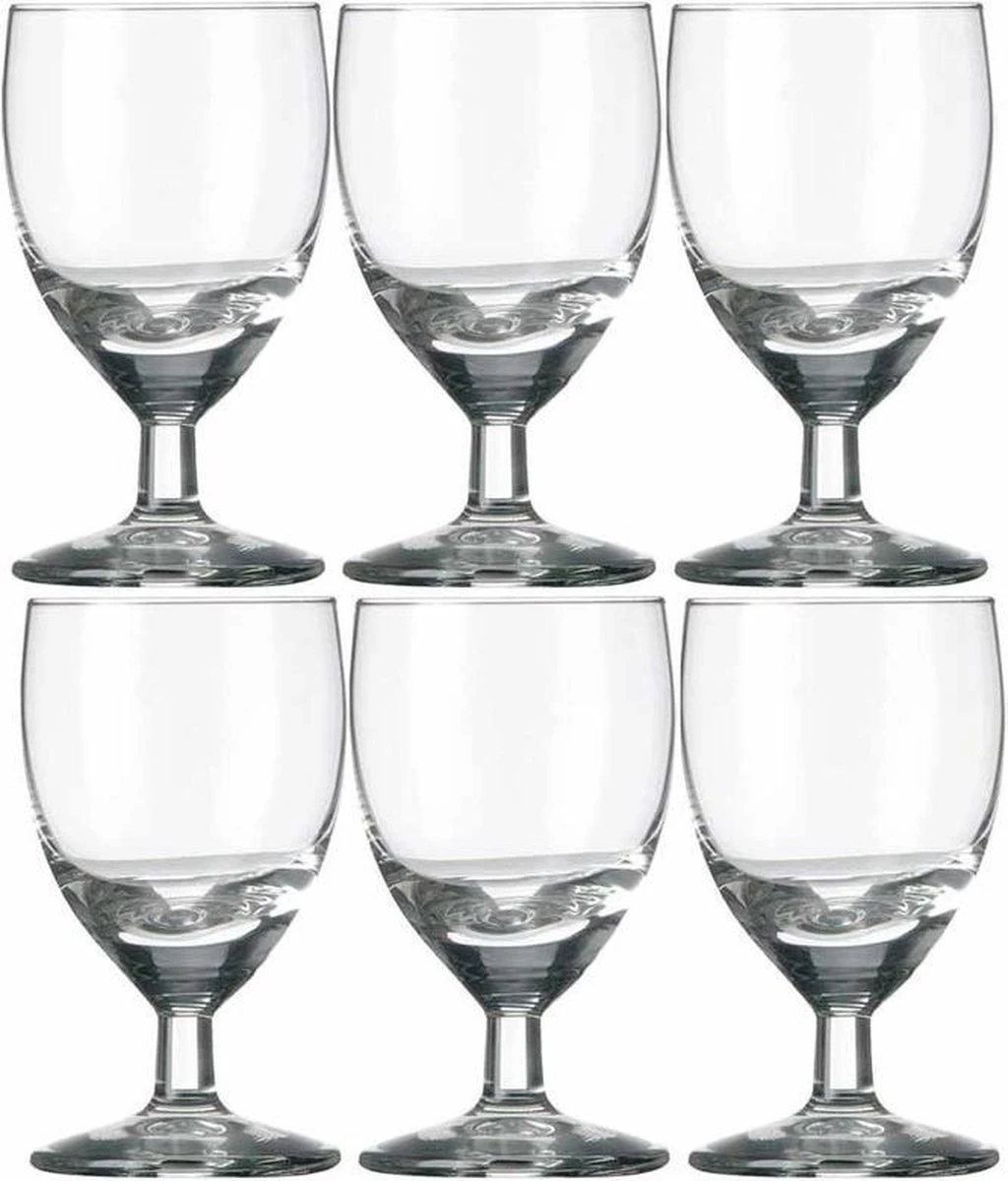 6x Likeur/borrelglazen Transparant 60 Ml Gilde Serie - 6 Cl 1 6x Likeur/borrelglazen Transparant 60 Ml Gilde Serie - 6 Cl