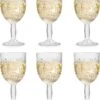 Libbey Wijnglas Atik - 230 Ml / 23 Cl - 6 Stuks - Ster Motief - Vaatwasserbestendig - Hoge Kwaliteit
