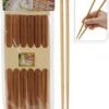 Merkloos 12 Paar Chopsticks - Bamboe - Sushi Eetstokjes - Lengte 24 Cm