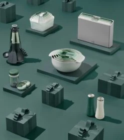 Zout- En Pepermolen, Groen, Set Van 2 Stuks - Joseph Joseph | Editions 18 Zout- En Pepermolen, Groen, Set Van 2 Stuks - Joseph Joseph | Editions -Keukenheld Verkoopwinkel 1060x1200