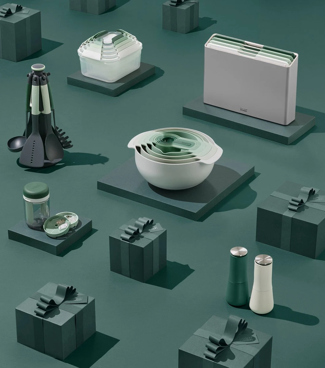 Zout- En Pepermolen, Groen, Set Van 2 Stuks - Joseph Joseph | Editions 6 Zout- En Pepermolen, Groen, Set Van 2 Stuks - Joseph Joseph | Editions - Afbeelding 6