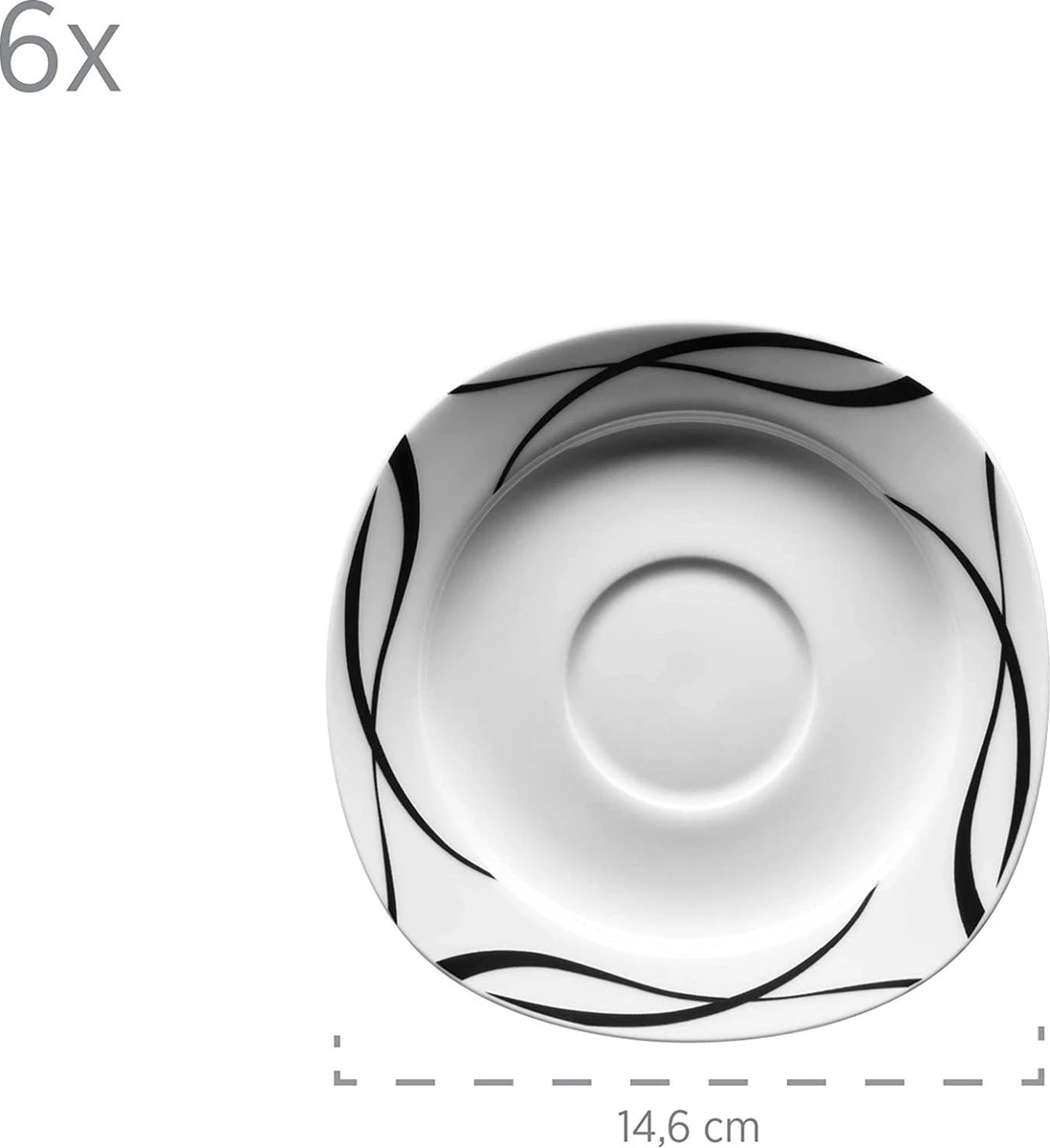 Merkloos 30-delige Combiset Voor 6 Personen 4 Merkloos 30-delige Combiset Voor 6 Personen - Afbeelding 4