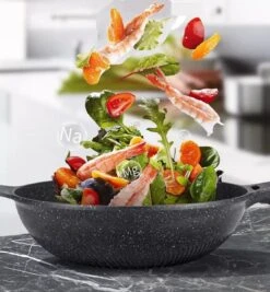 Cheffinger Wokpan Met Deksel - 32cm - Zwart - Pan - Keukenaccessoires -Keukenheld Verkoopwinkel 1111x1200 2