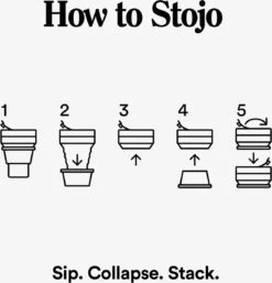 STOJO - Opvouwbare Beker - To Go - Roze - 237ml (8oz) - Herbruikbaar -Keukenheld Verkoopwinkel 1153x1200 1