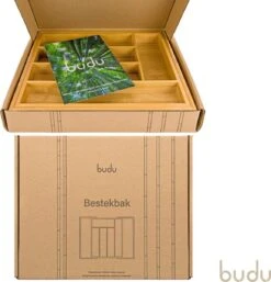 Budu Uitschuifbare Bamboe Bestekbak #33,5 (33,5 Cm Diep) - Bestekcassette Hout - Besteklade - 33,5 X 28 - 45 Cm - 5/7 Vakken 15 Budu Uitschuifbare Bamboe Bestekbak #33,5 (33,5 Cm Diep) - Bestekcassette Hout - Besteklade - 33,5 X 28 - 45 Cm - 5/7 Vakken -Keukenheld Verkoopwinkel 1155x1200