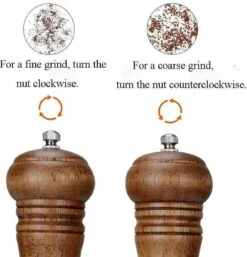 Peper- En Zoutmolen - Peper- & Zoutstellen- Eiken Hout 22 Cm -Keukenheld Verkoopwinkel 1155x1200 3