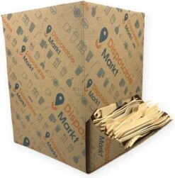 750 Stuks Houten Vork In Dispenser Box - Houten Bestek - Vorken - Bio Vorken - Hout In Dispenserdoos - Dispenser Doos Bestek - Karton Dispenser - Papier Dispenser Box Met Bestek - Cutlery - Biologisch Afbreekbaar - Milieuvriendelijk - FSC - Wegwerp 7 750 Stuks Houten Vork In Dispenser Box - Houten Bestek - Vorken - Bio Vorken - Hout In Dispenserdoos - Dispenser Doos Bestek - Karton Dispenser - Papier Dispenser Box Met Bestek - Cutlery - Biologisch Afbreekbaar - Milieuvriendelijk - FSC - Wegwerp -Keukenheld Verkoopwinkel 1179x1200 3