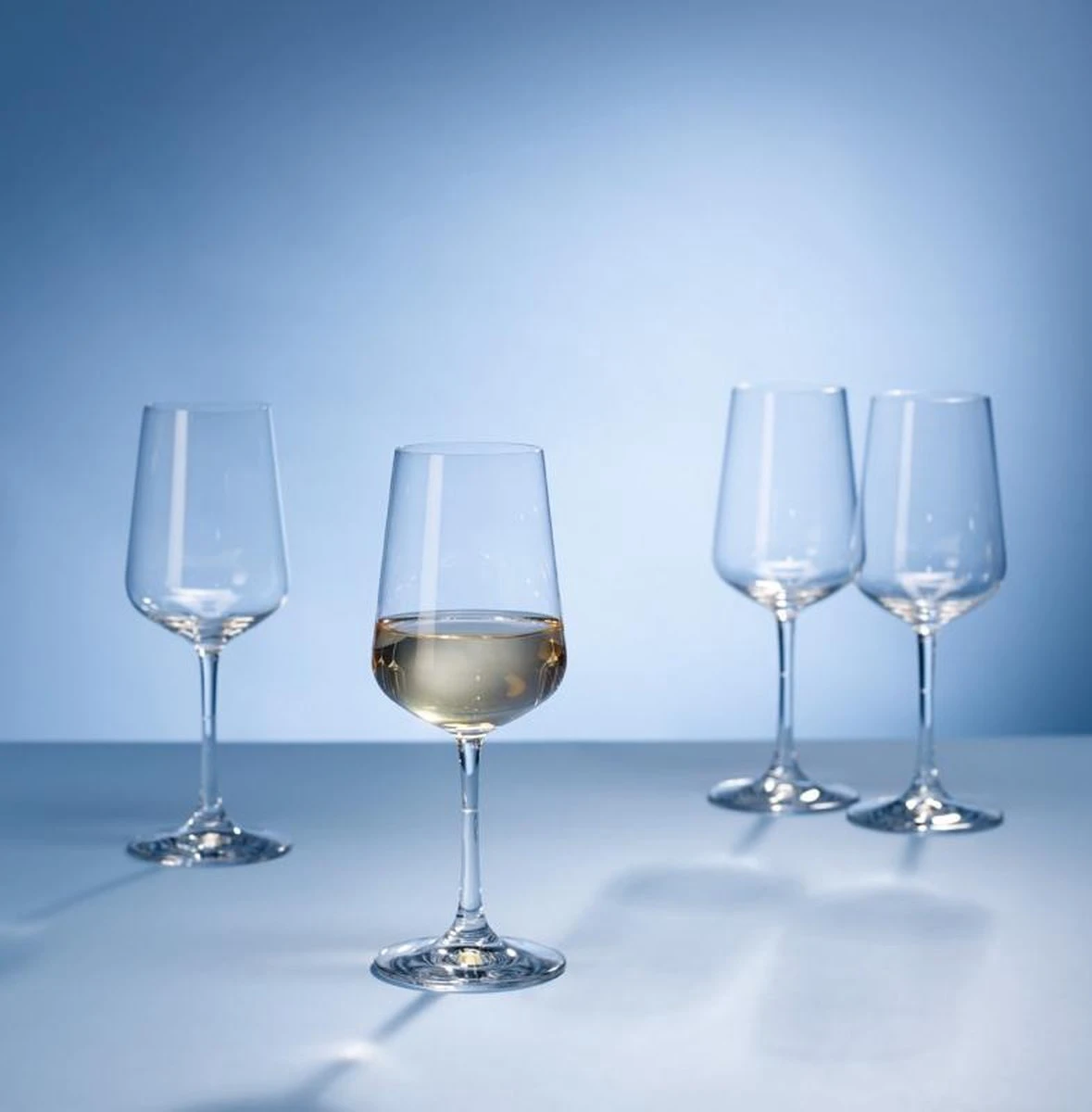 Villeroy & Boch Ovid Witte Wijnglas - 4 Stuks - Glas 1 Villeroy & Boch Ovid Witte Wijnglas - 4 Stuks - Glas