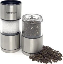 TRUMENI Dubbelzijdige Peper En Zoutmolen Set Inclusief Houder - Handmatige Pepermolen Met Instelbare Maalgraad - 2 Stuks Kruidenmolens 11 TRUMENI Dubbelzijdige Peper En Zoutmolen Set Inclusief Houder - Handmatige Pepermolen Met Instelbare Maalgraad - 2 Stuks Kruidenmolens -Keukenheld Verkoopwinkel 1184x1200 5