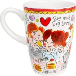 Blond Amsterdam Even Bijkletsen Beker XL 500 Ml - Rode Rand 7 Blond Amsterdam Even Bijkletsen Beker XL 500 Ml - Rode Rand -Keukenheld Verkoopwinkel 1195x1200 10