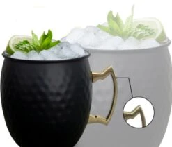 Moscow Mule Bekers Premium – Cocktail Glazen - Cocktail Set – Koperen Beker Set 4x Zwart - Luxe Giftset Cadeau -Keukenheld Verkoopwinkel 1200x1031 2