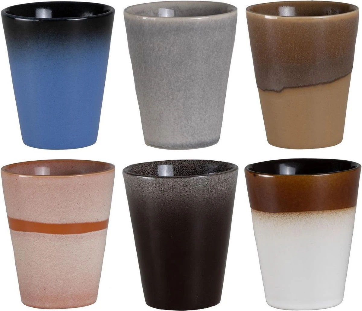 Studio Tavola Bekers Earth 310 Ml - 6 Stuks 2 Studio Tavola Bekers Earth 310 Ml - 6 Stuks - Afbeelding 2