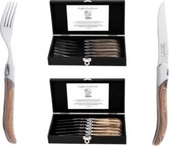 Laguiole Style De Vie Vorken Luxury Line - 6-delig - Olijfhout -Keukenheld Verkoopwinkel 1200x1040
