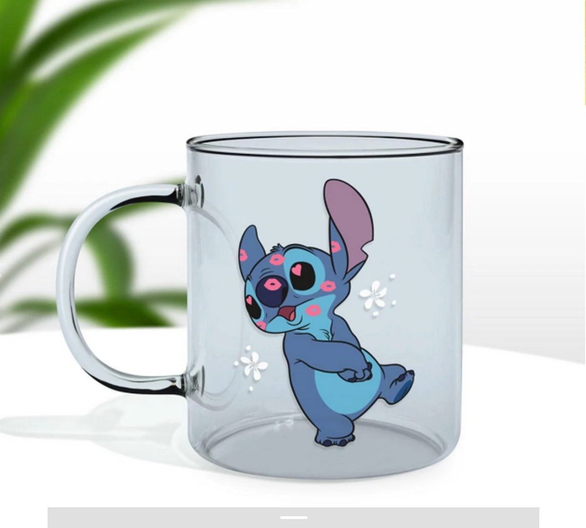 Disney - Stitch - Glazen Theemok - Transparant Met Opdruk - 330ml 5 Disney - Stitch - Glazen Theemok - Transparant Met Opdruk - 330ml - Afbeelding 5