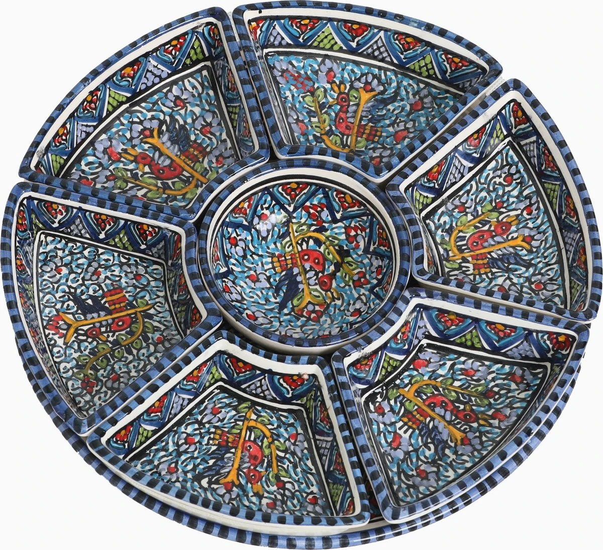 CRAFLAIR ~ Serveerschaal ~ Tapas Schaaltjes ~ 8-delig Set ~ Tapasschaal ~ Handgemaakt Aardewerk 2 CRAFLAIR ~ Serveerschaal ~ Tapas Schaaltjes ~ 8-delig Set ~ Tapasschaal ~ Handgemaakt Aardewerk - Afbeelding 2