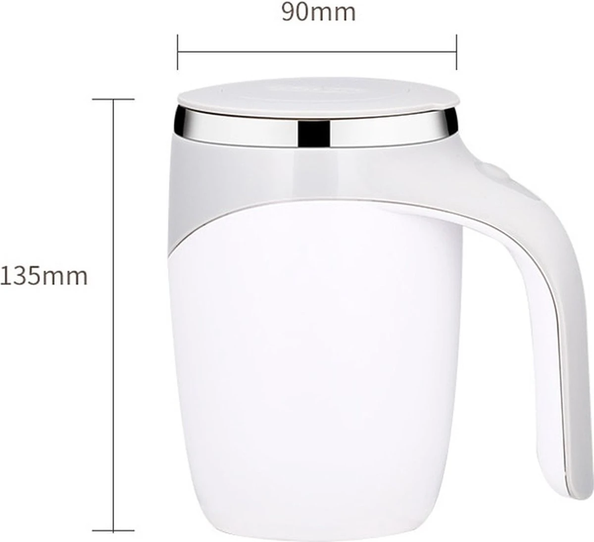 Zelfroerende Mok - Self Stirring Mug - Met Deksel - Thermosbeker 7 Zelfroerende Mok - Self Stirring Mug - Met Deksel - Thermosbeker - Afbeelding 7