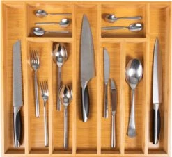 Grote Bestekbak Bamboe 51x47cm | Besteklade Van Coninx | Bestekhouder | Opbergbak | Duurzaam | Voor Laden Van 47cm Diep -Keukenheld Verkoopwinkel 1200x1096 1