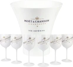 Moët & Chandon XL Ice Imperial Ice Bucket Inclusief 6 Glazen