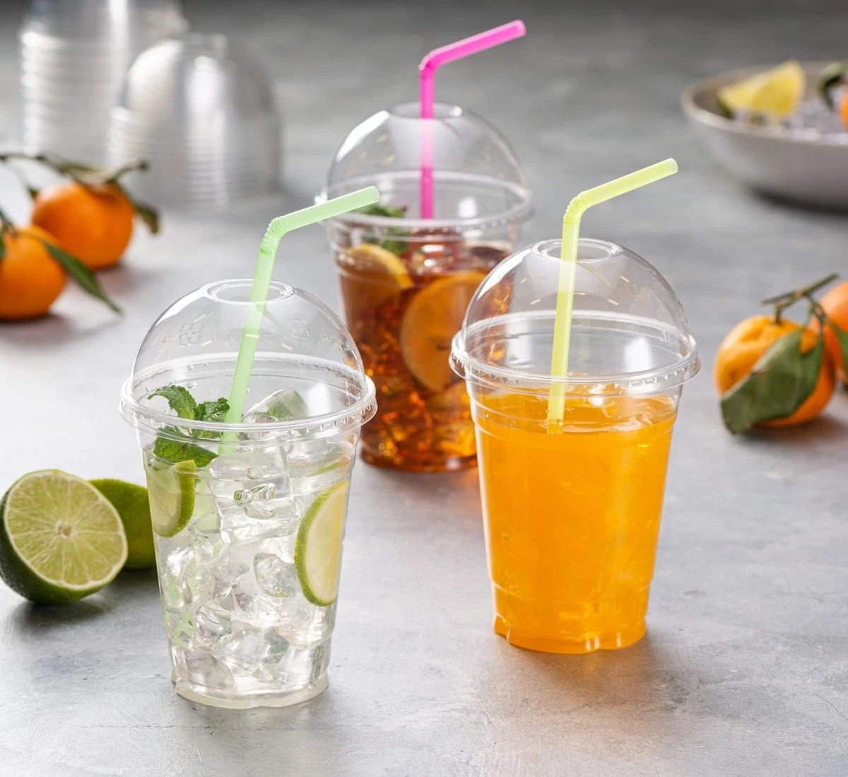 Salade En Smoothie Bekers - 50 Stuk(s) - 300 Ml - To Go - Incl Open Deksel - Transparant - Royal WM - Kerst Servies 3 Salade En Smoothie Bekers - 50 Stuk(s) - 300 Ml - To Go - Incl Open Deksel - Transparant - Royal WM - Kerst Servies - Afbeelding 3