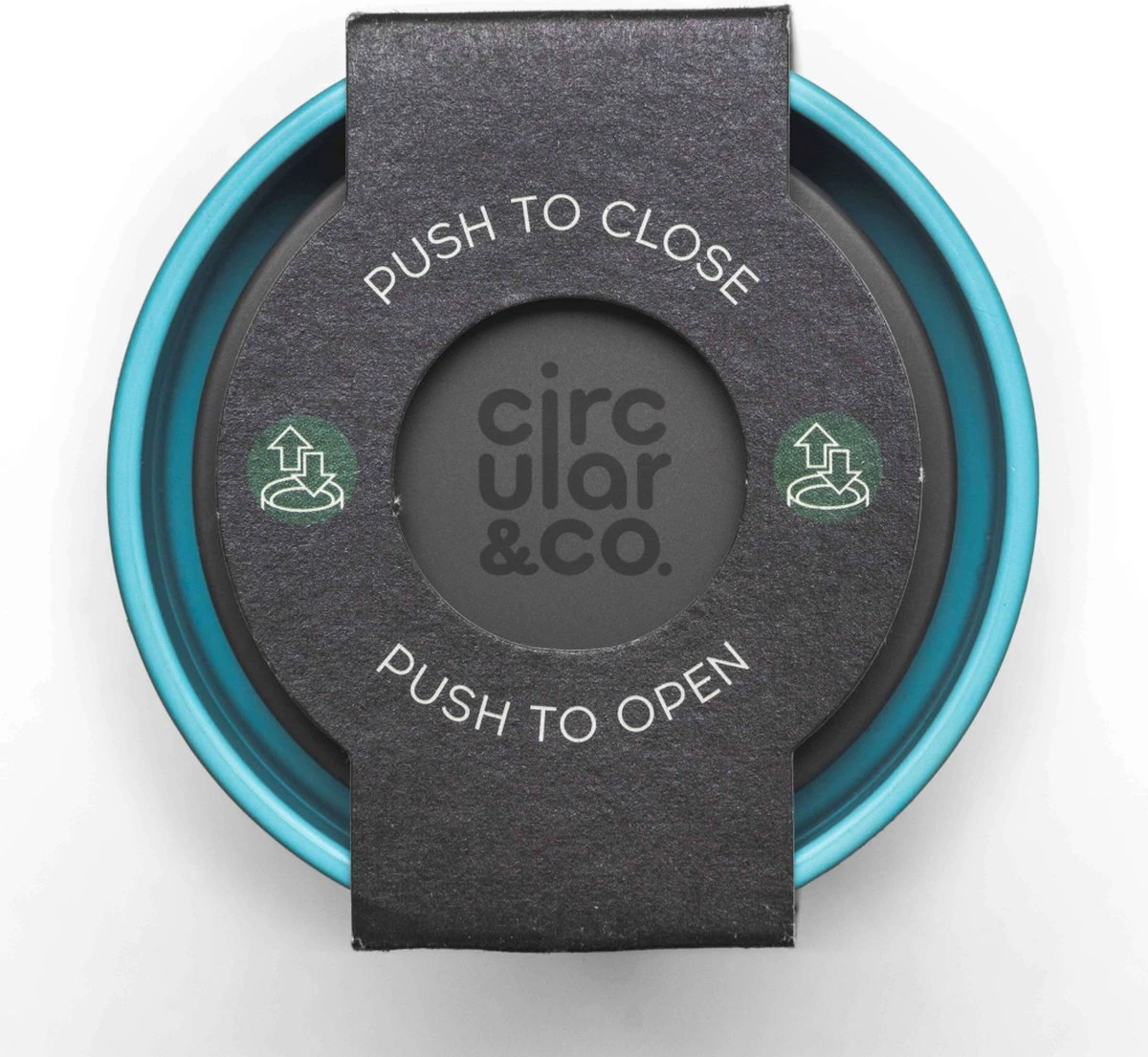 Circular&Co. Herbruikbare To Go Koffiebeker (rCUP) Zwart/geel 12oz/340ml 13 Circular&Co. Herbruikbare To Go Koffiebeker (rCUP) Zwart/geel 12oz/340ml - Afbeelding 13