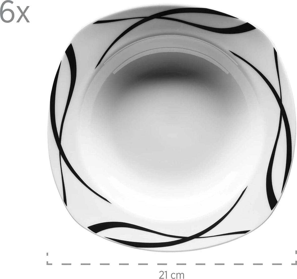 Merkloos 30-delige Combiset Voor 6 Personen 2 Merkloos 30-delige Combiset Voor 6 Personen - Afbeelding 2