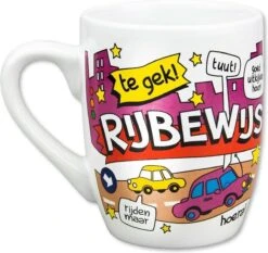 Paper Dreams Mok Cartoon-stijl Rijbewijs Keramiek 325ml Rood/wit 15 Paper Dreams Mok Cartoon-stijl Rijbewijs Keramiek 325ml Rood/wit -Keukenheld Verkoopwinkel 1200x1134 3