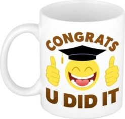 Geslaagd Gefeliciteerd Cadeau Mok / Beker Inclusief Afstudeer Kado Knuffel 5 Geslaagd Gefeliciteerd Cadeau Mok / Beker Inclusief Afstudeer Kado Knuffel -Keukenheld Verkoopwinkel 1200x1146
