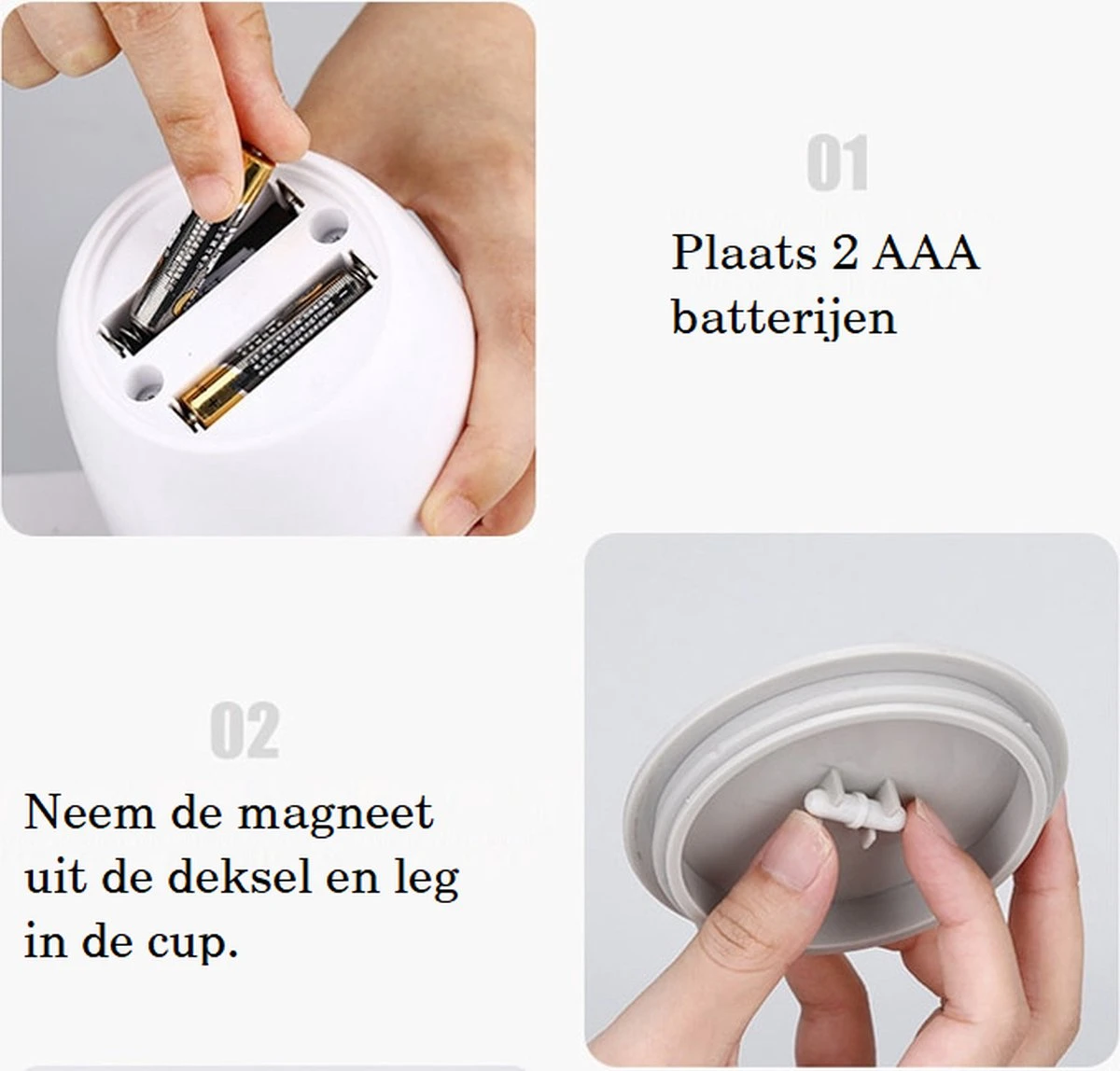 Zelfroerende Mok - Self Stirring Mug - Met Deksel - Thermosbeker 6 Zelfroerende Mok - Self Stirring Mug - Met Deksel - Thermosbeker - Afbeelding 6