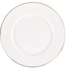 LeRijn® Serviesset Deventer 6 Persoons - 18 Delig - Licht Crème Wit Met Gouden Rand En Motief - Dinerborden - Soepborden - Dessertborden - Borden Servies - Bordenset -Keukenheld Verkoopwinkel 1200x1153 2