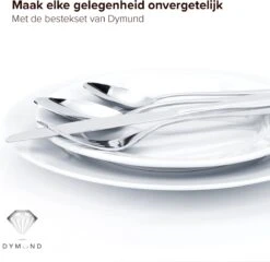 Dymund® 8 Persoons Bestekset - (45-delig) Bestek - Incl. Serveerlepel/Suikerlepel/Serveervork/Botermes - RVS - Zilver 10 Dymund® 8 Persoons Bestekset - (45-delig) Bestek - Incl. Serveerlepel/Suikerlepel/Serveervork/Botermes - RVS - Zilver -Keukenheld Verkoopwinkel 1200x1164 1