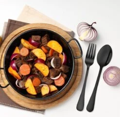 Strex Bestekset 6 Persoons - Zwart - 36-delig - Roestvrij Staal - Lepels, Messen, Vorken En Steakmessen - Hoogwaardige Kwaliteit 17 Strex Bestekset 6 Persoons - Zwart - 36-delig - Roestvrij Staal - Lepels, Messen, Vorken En Steakmessen - Hoogwaardige Kwaliteit -Keukenheld Verkoopwinkel 1200x1170