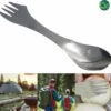 Usables Spork - 3 In 1 - Bestekset - Mes, Vork En Lepel - Milieuvriendelijk - Roestvrijstaal - RVS - Duurzaam - Hiking - Camping - Herbruikbaar
