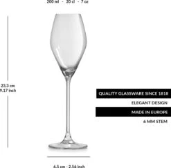 Libbey Champagneglas Iduna – 200 Ml / 20 Cl - Set Van 6 - Elegant Design - Hoge Kwaliteit - Vaatwasserbestendig 9 Libbey Champagneglas Iduna – 200 Ml / 20 Cl - Set Van 6 - Elegant Design - Hoge Kwaliteit - Vaatwasserbestendig -Keukenheld Verkoopwinkel 1200x1179 3