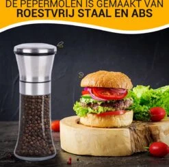Pepermolen - Peper En Zoutmolen Set - Comfortabele Grip - Stevig Materiaal 13 Pepermolen - Peper En Zoutmolen Set - Comfortabele Grip - Stevig Materiaal -Keukenheld Verkoopwinkel 1200x1184 2