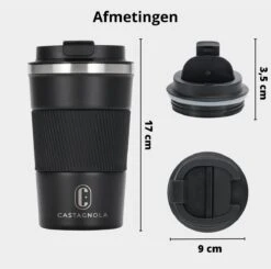 Castagnola Design RVS Koffiebeker To Go - Zwart - 380ml - Thermosbeker - Theebeker 15 Castagnola Design RVS Koffiebeker To Go - Zwart - 380ml - Thermosbeker - Theebeker -Keukenheld Verkoopwinkel 1200x1191 7