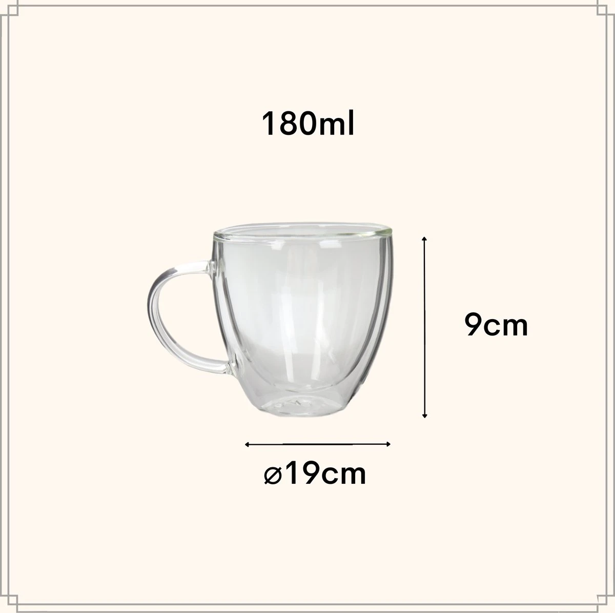 OTIX Dubbelwandige Koffieglazen - Koffiekopjes - 180 Ml - Set Van 4 - Transparant - Latte Macchiato Glazen 7 OTIX Dubbelwandige Koffieglazen - Koffiekopjes - 180 Ml - Set Van 4 - Transparant - Latte Macchiato Glazen - Afbeelding 7