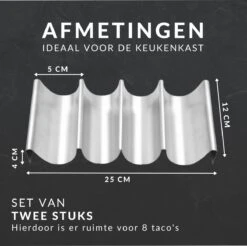 Keufens Taco Houder - Set Van 2 - Tacohouder - Tortilla Houder - Taco Standaard - Taco Houder Ovenbestendig - Taco Houders - Wrap Houder 6 Keufens Taco Houder - Set Van 2 - Tacohouder - Tortilla Houder - Taco Standaard - Taco Houder Ovenbestendig - Taco Houders - Wrap Houder -Keukenheld Verkoopwinkel 1200x1196 13
