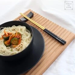 House Of Husk Chopsticks Set - Koreaanse Eetstokjes - Vaatwasserbestendig - RVS - 5 Paar - Duo Tone - Zwart Goud -Keukenheld Verkoopwinkel 1200x1196 5
