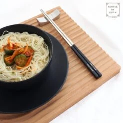 House Of Husk Chopsticks Set - Koreaanse Eetstokjes - Vaatwasserbestendig - RVS - 5 Paar - Duo Tone - Zwart Zilver 9 House Of Husk Chopsticks Set - Koreaanse Eetstokjes - Vaatwasserbestendig - RVS - 5 Paar - Duo Tone - Zwart Zilver -Keukenheld Verkoopwinkel 1200x1198 2