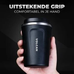 Volcan RVS Koffiebeker To Go - Thermosbeker - Theebeker - Coffee - Zwart 19 Volcan RVS Koffiebeker To Go - Thermosbeker - Theebeker - Coffee - Zwart -Keukenheld Verkoopwinkel 1200x1200 1001