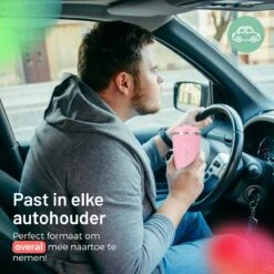 Triple J® Koffiebeker To Go - Thermosbeker - BPA & Lekvrij - 380ml - Roze -Keukenheld Verkoopwinkel 1200x1200 1022