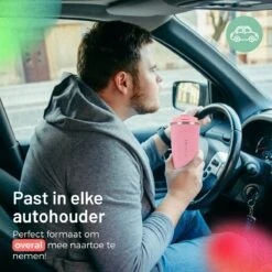 Triple J® Koffiebeker To Go - Thermosbeker - BPA & Lekvrij - 510ml - Roze -Keukenheld Verkoopwinkel 1200x1200 1035