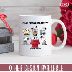 What Makes Snoopy Mok - Peanuts - Grappige Cadeautjes - Valentijn Cadeautje Voor Hem - Valentijn Cadeautje Voor Haar - Moederdag Cadeau - Valentijdag Cadeau - Cadeau Voor Vrouw - Mokken En Bekers - Cadeau Voor Moeder - Mama Cadeau - Koffiemok -Keukenheld Verkoopwinkel 1200x1200 1082