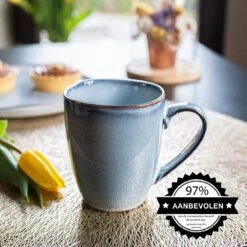 Koffiekopjes - Cappuccino Kop - Theemok - Koffiebeker - Blauw - 320ml - Set Van 6 11 Koffiekopjes - Cappuccino Kop - Theemok - Koffiebeker - Blauw - 320ml - Set Van 6 -Keukenheld Verkoopwinkel 1200x1200 1155