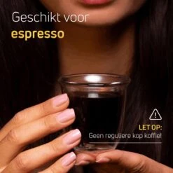 Dubbelwandige ESPRESSO Glazen Van Borosilicaat - Warme En Koude Dranken Kopjes - 70 ML - Set Van 4 -Keukenheld Verkoopwinkel 1200x1200 1159
