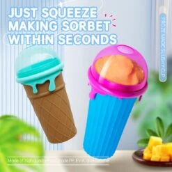 Frozen Magic Slushy Maker - Slush Puppy Maker - IJscrusher - Slush Puppy Beker - Slushy Puppy Maker - Slush Puppy Machine - Slush Maker - Slushy Cup - Tiktok - Bruin -Keukenheld Verkoopwinkel 1200x1200 1184