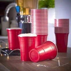 Merkloos Beerpong - 50 Stuk(s) - Red Cups Inc. 3 Ballen - Beerpong Drankspel - Plastic Bekers - Beer Pong 5 Merkloos Beerpong - 50 Stuk(s) - Red Cups Inc. 3 Ballen - Beerpong Drankspel - Plastic Bekers - Beer Pong -Keukenheld Verkoopwinkel 1200x1200 1205
