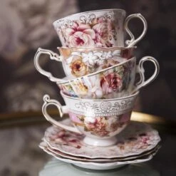 Clayre & Eef Kop En Schotel 200 Ml Roze Wit Porselein Rond Bloemen Servies Cadeau Voor Haar Cappuccino 13 Clayre & Eef Kop En Schotel 200 Ml Roze Wit Porselein Rond Bloemen Servies Cadeau Voor Haar Cappuccino -Keukenheld Verkoopwinkel 1200x1200 1221