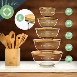 Klarstein Glazen Serveerschaal Met Bamboe Deksel - Afwasmachinebestendig - Veelzijdig Inzetbaar 12 Klarstein Glazen Serveerschaal Met Bamboe Deksel - Afwasmachinebestendig - Veelzijdig Inzetbaar -Keukenheld Verkoopwinkel 1200x1200 1283